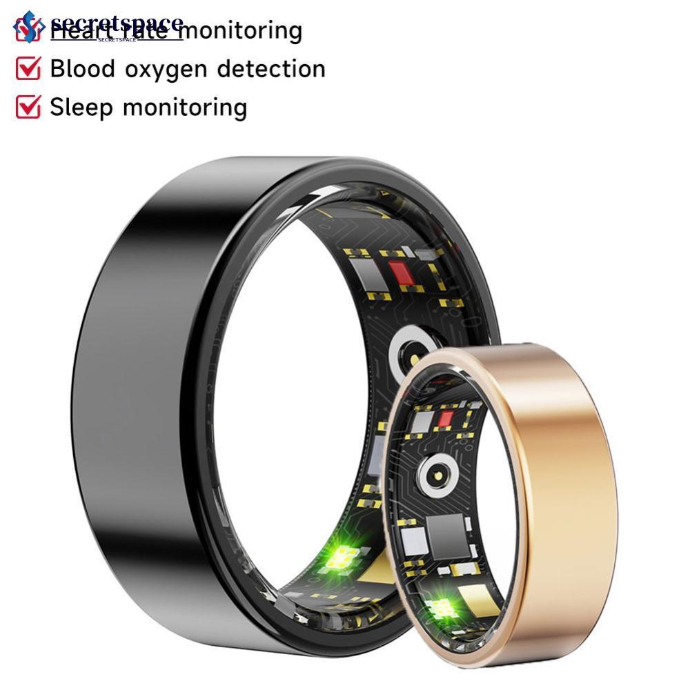 SECRETSPACE R11M สุขภาพสมาร์ทแหวนติดตามสุขภาพ Sleep Heart Rate ออกซิเจนในเลือด Monitor IP68 กันน้ําห