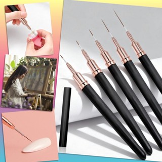 🌷 พู่กัน เพ้นท์ เล็บ หัวแหลม แต่งเล็บ เพ้นเล็บ ลายเส้น ชุดละ…