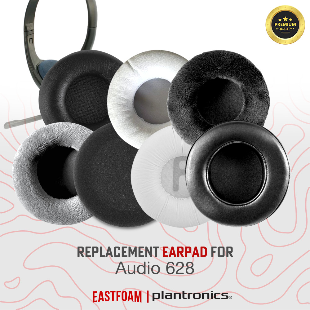 Earpad Earcup Plantronics Audio 628 Audio628 Audio-628 Foam Premium Edition Ear Cushion