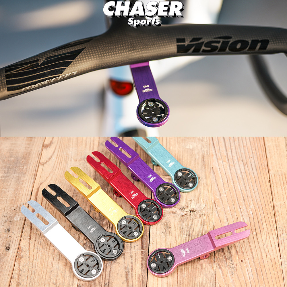 Chaser VISION 5D EVO นิวเมติกคาร์บอนไฟเบอร์แบบบูรณาการ Handlebar จักรยานเสือหมอบนาฬิกาจับเวลาวงเล็บม