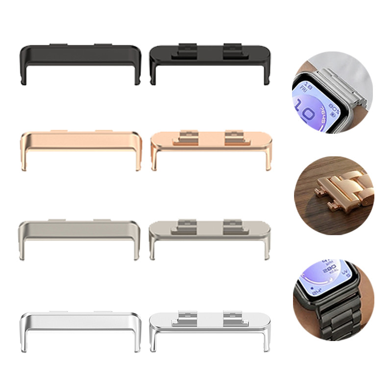 ตัวเชื่อมต่อสแตนเลสสําหรับการเชื่อมต่อ Huawei Band 11 / 11 Pro Band Link สําหรับสมาร์ทวอทช์ Huawei Band 11 Pro / 11 (ใช้ร่วมกันพร้อมสายนาฬิกา 18 มม.)