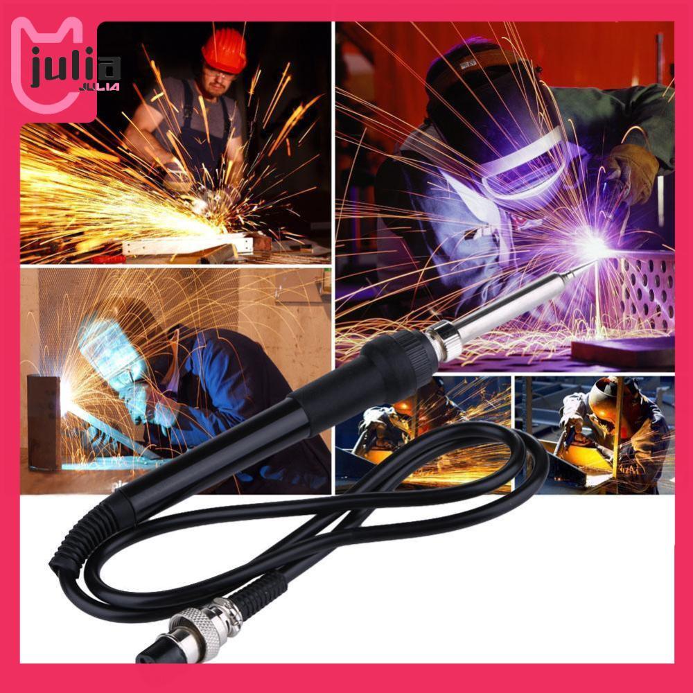 936 หัวแร้งจับ 5 หลุมอินเทอร์เฟซเครื่องมือเชื่อม 50W 24V Universal สถานีบัดกรีหัวเชื่อมสําหรับ 852D 