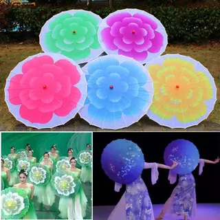 ร่มกระดาษน้ำมันขนาด 56 เซนติเมตร สไตล์จีนโบราณ พร้อม 10 สีของ Jasmine Blossom Dance ใช้เป็นเครื่องประดับสำหรับงานถ่ายภาพและ.party scene