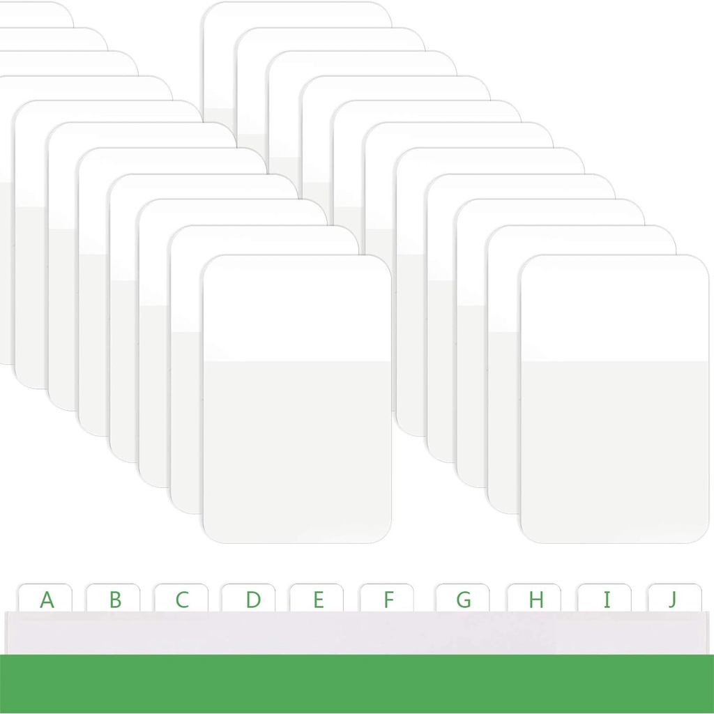 Sticky Index Tabs Page Marker Pop-up Page Flags Sticky Notes Tabs 1.6 x 1 นิ้ว สีขาว (400 ชิ้น)