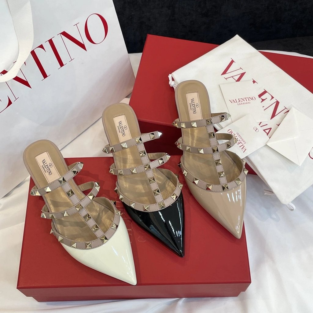 รองเท้าแตะสิทธิบัตร รุ่น Rivets VT Warren กับ Warren Sky ส้นสูง สำหรับผู้หญิง