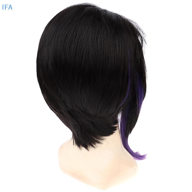 วิกผมสังเคราะห์สีม่วงสำหรับคอสเพลย์ Kochou Shinobu IFA Anime