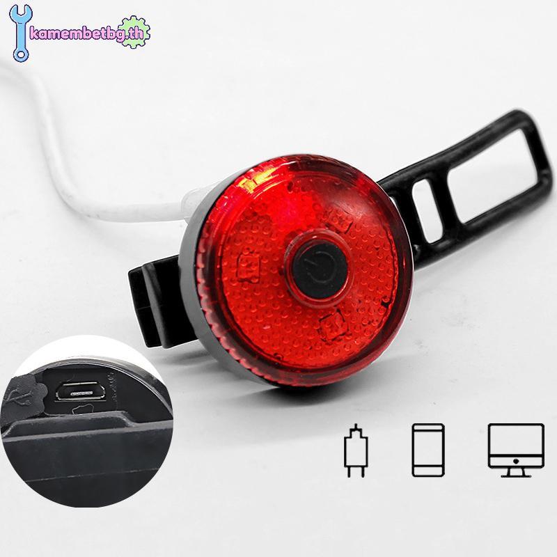 ไฟท้ายจักรยาน LED ชาร์จ USB กันน้ำ เพิ่มความปลอดภัยขณะขับขี่