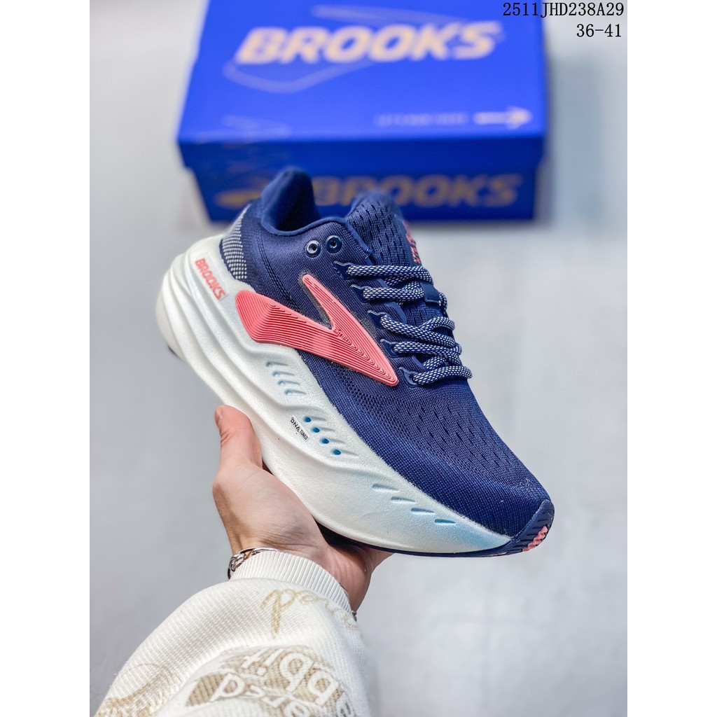 Brooks Brooks Glycerin Max Super Glycerin รองเท้าวิ่งกันกระแทกมาราธอนหนา IYSU