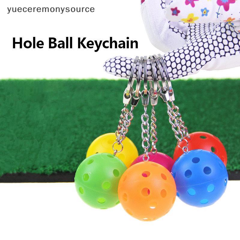 YY แฟชั่น Sport Styles Mini Pileball พวงกุญแจ Unisex โลหะ Pileball Raet Key แหวนกระเป๋า Bapa อุปกรณ์