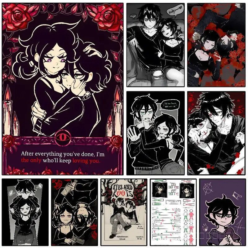 The Coffin Of Andy และ Leyley โปสเตอร์เกม Art พร้อมพิมพ์ บ้านห้องนอนห้องนั่งเล่นตกแต่งของขวัญ