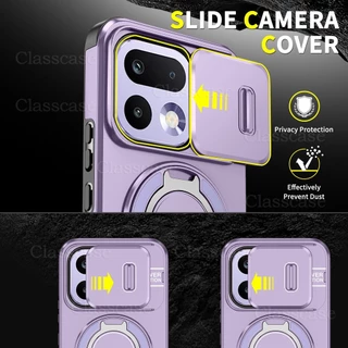 Realme 16 Pro 2026 สําหรับRealme 16Pro 16Pro + 16ProPlus 16T Realme16Pro Pushกล้องกันกระแทกแหวนเกราะเคสโทรศัพท์วงเล็บโลหะStentปลอกฮาร์ดปกหลัง