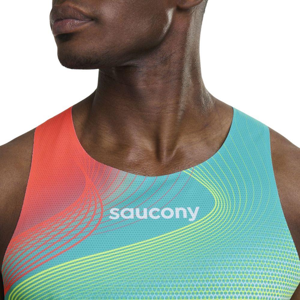 SAUCONY ENDORPHIN SINGLET เสื้อกล้ามผู้ชาย — صورة 4