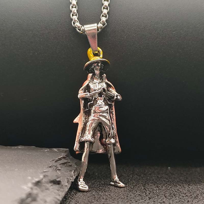 Popular~Hot Sale3D Anime Character Pendant Necklace for Men, Personalized Creative Sweater Chain, Hi