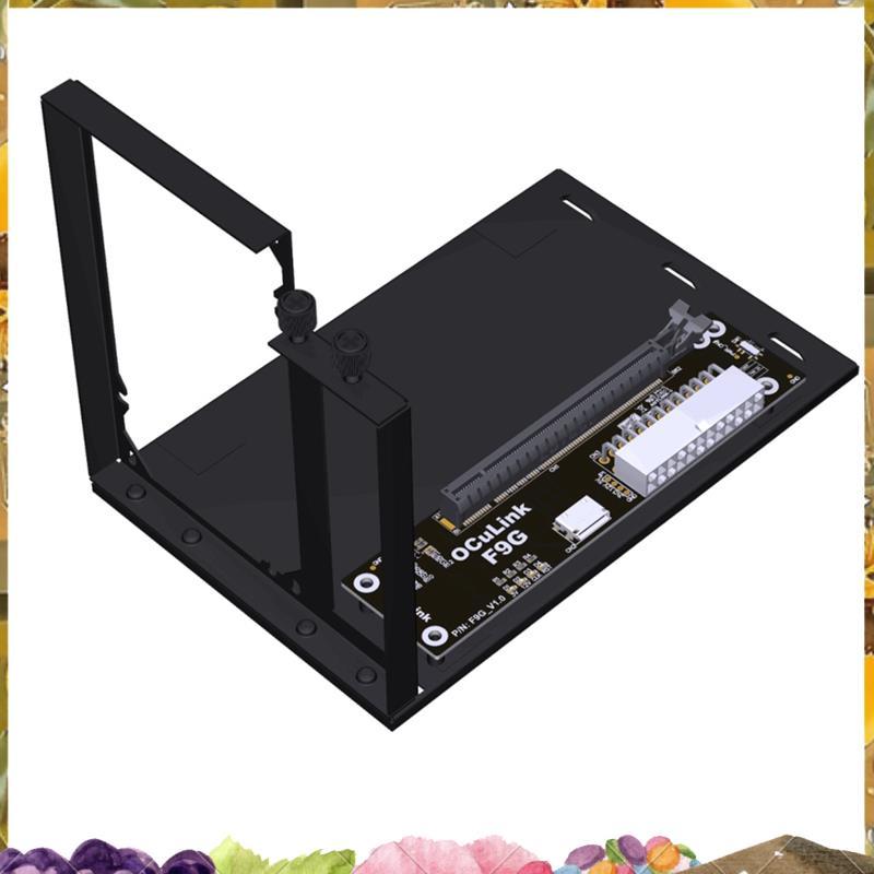 F9G-BK7 EGPU OCuLink GPU Dock PCIe4.0 X4 โน้ตบุ๊คแล็ปท็อปภายนอกกราฟิกการ์ด M.2 OcuLink to PCIE X16 อ