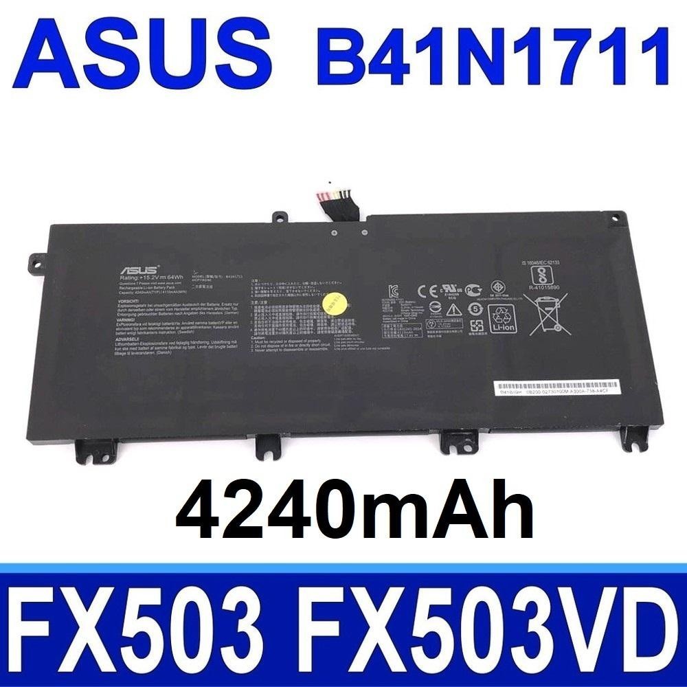 B41N1711 สำหรับ ASUS ROG GL503 GL503G GL503V GL503VD GL503GE GL503VM GL503VS FX503 FX503V FX503VD FX