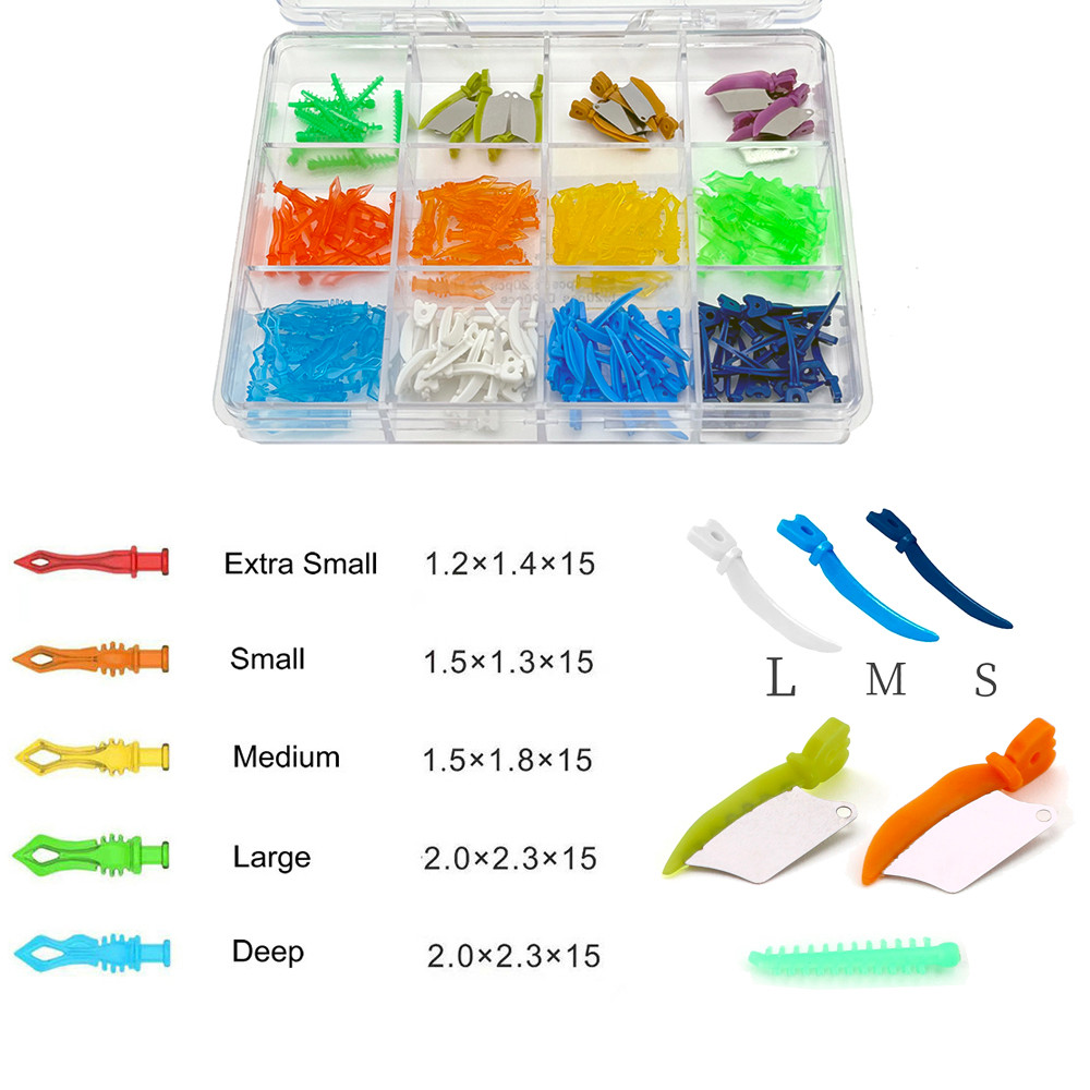 11 ประเภททันตกรรม Wedges ฟัน Gap Wedge 185 ชิ้นทันตกรรม Tulwar Wedges เพชร มีด Adaptive Interdental เครื่องมือทันตกรรม