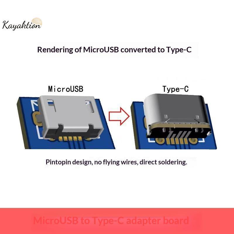 Kayaktion M85K USB Connector ประเภท C USB 2.0 Data Transfer Data Power Adapter DIY ซ่อม Adapte การปร