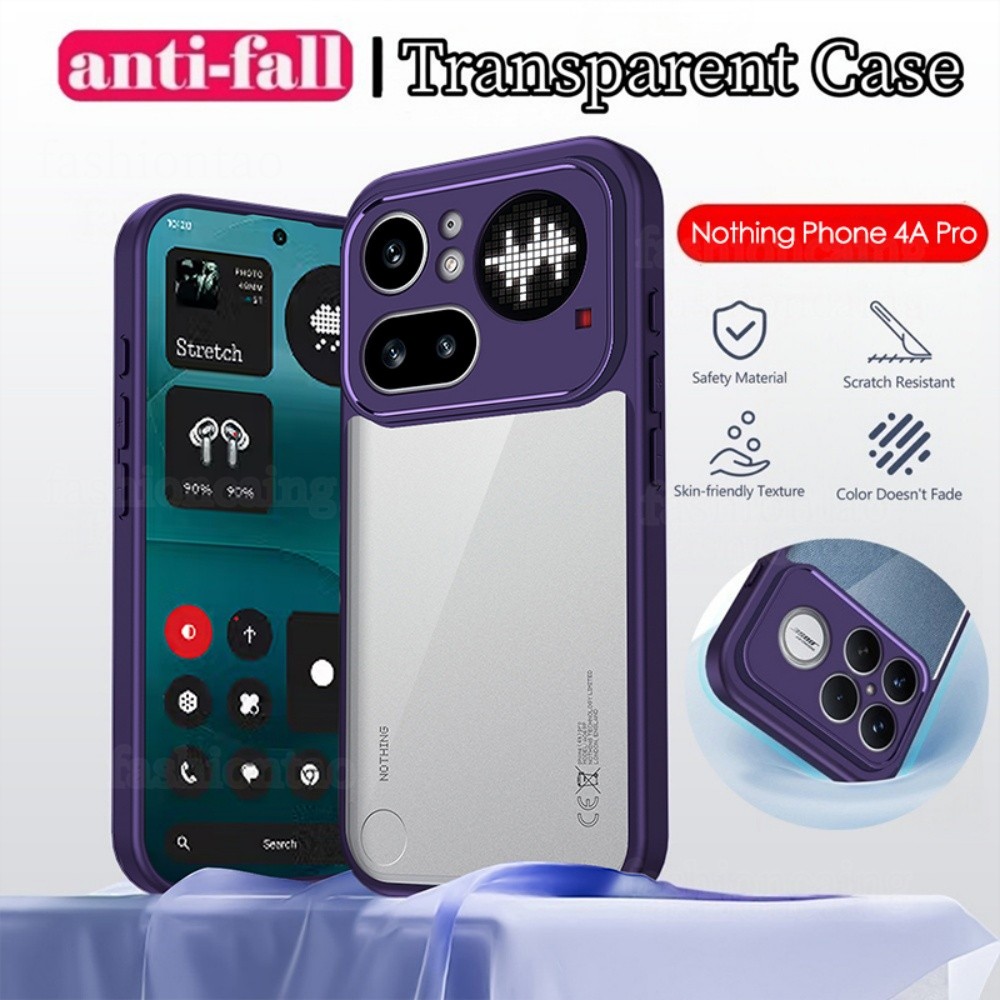 ปลอกสําหรับโทรศัพท์ไม่มีอะไร 4A 4 A Pro 4APro Phone4A Pro Phone4APro NothingPhone4APro 2026 Anti-Scr