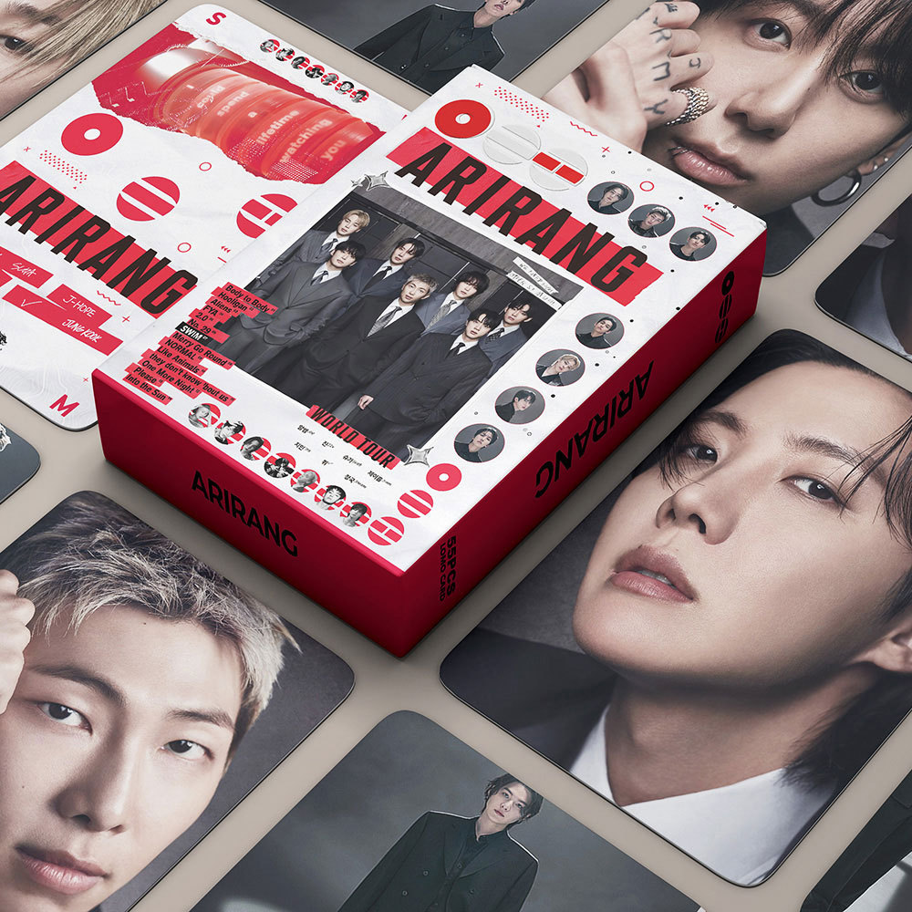 55-127pcs WORLDTOUR ARIRANG Photocards V TYPE PERMISSION TO DANCE ON STAGE FESTA Jin ECHO J-HOPE JUN