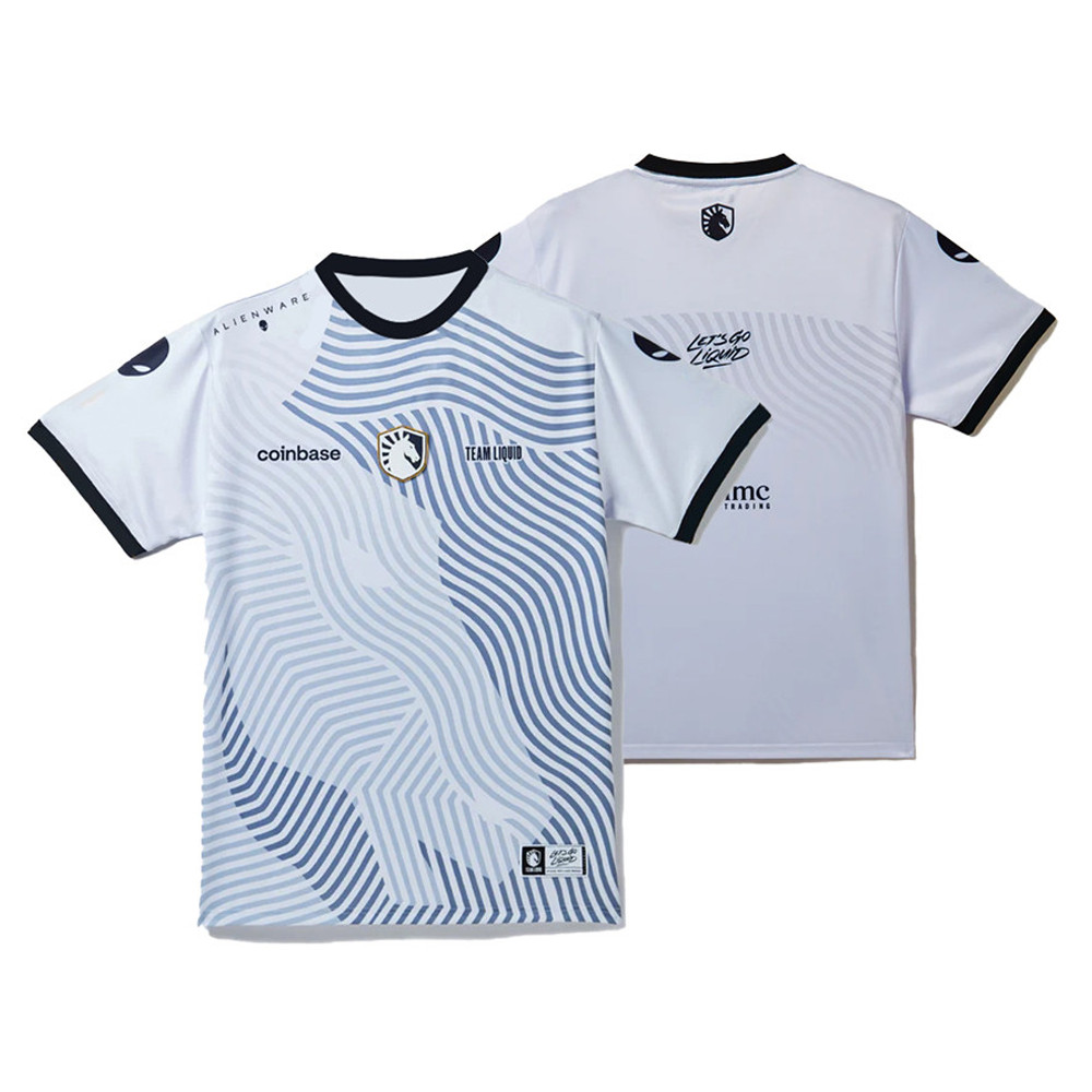 เสื้อยืดทีม Liquid E-Sports สำหรับ CSGO, LoL และ TL ปี 2024