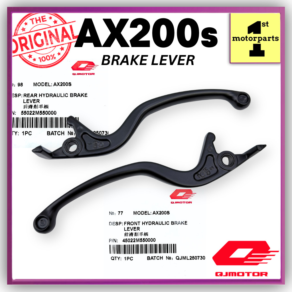 QJ AX200S AX200 AX BRAKE LEVER ซ้ายมอเตอร์ QJ