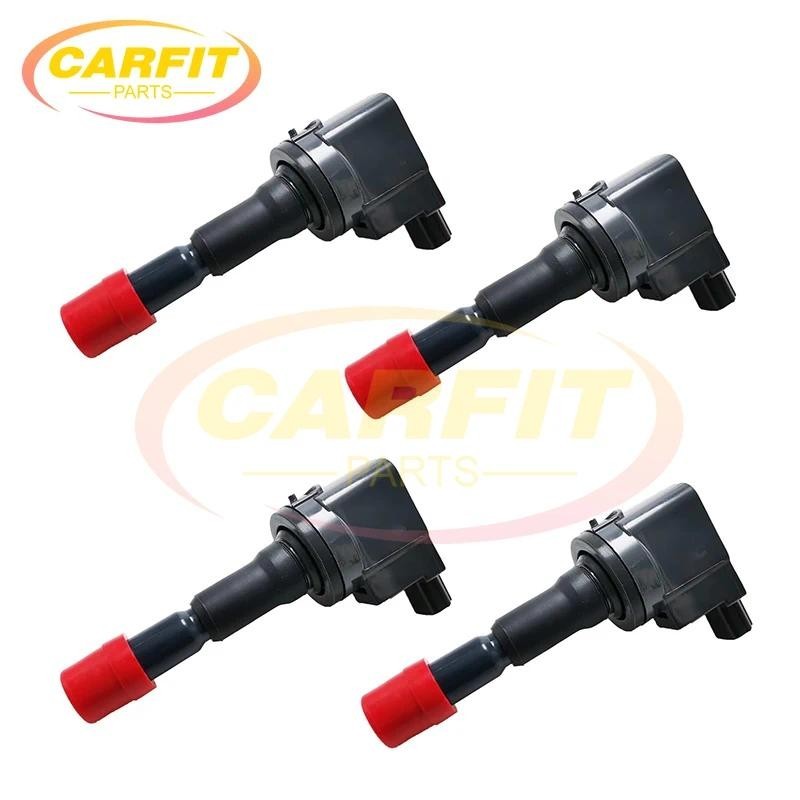 4 ชิ้น 30520-RB0-003 30520RB0003 30520RB0S01 30520RB0013 UF626 คอยล์จุดระเบิดสําหรับ HONDA CR-Z FIT 