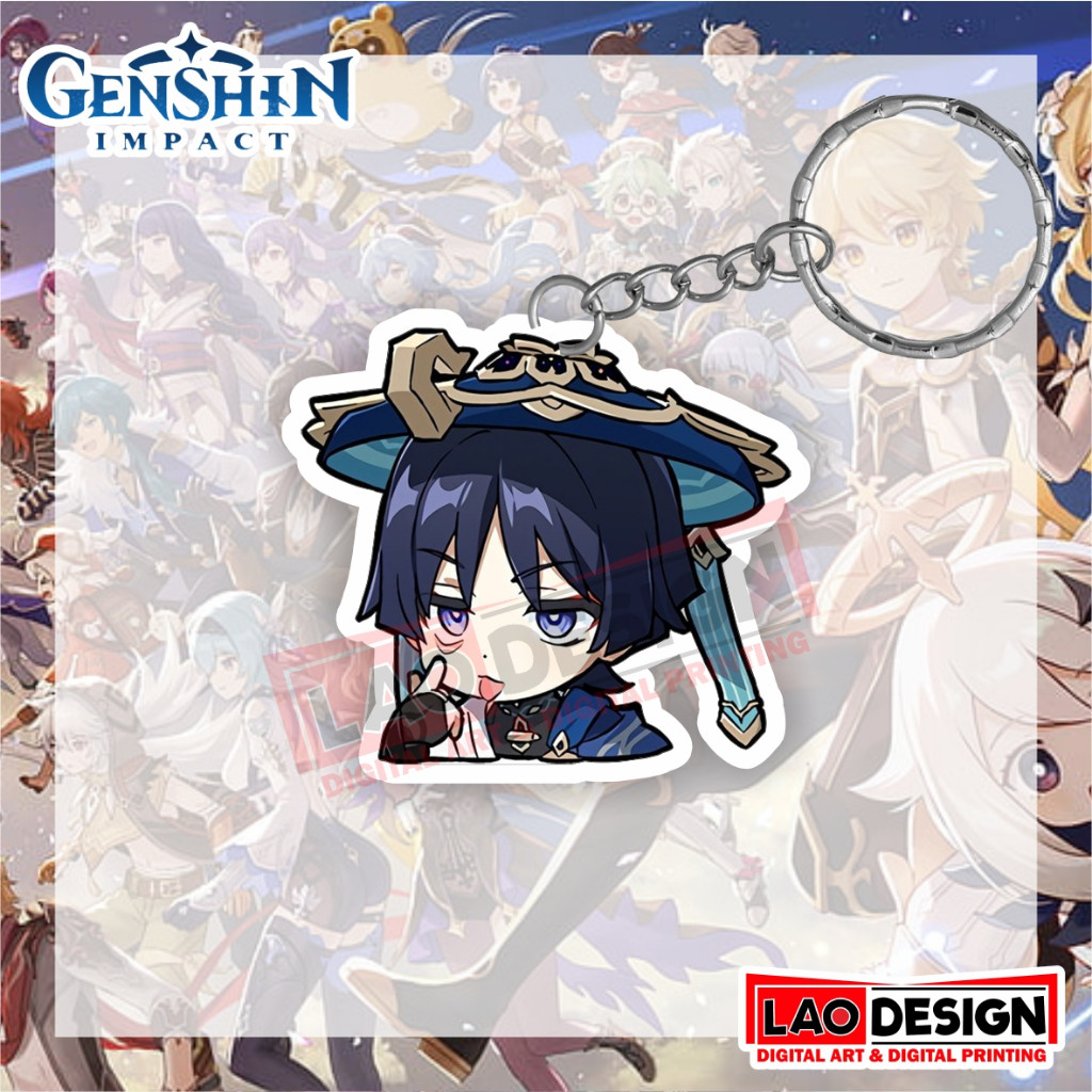 Gantungan Kunci WANDERER Genshin Impact - พวงกุญแจ Genshin Impact - พวงกุญแจ