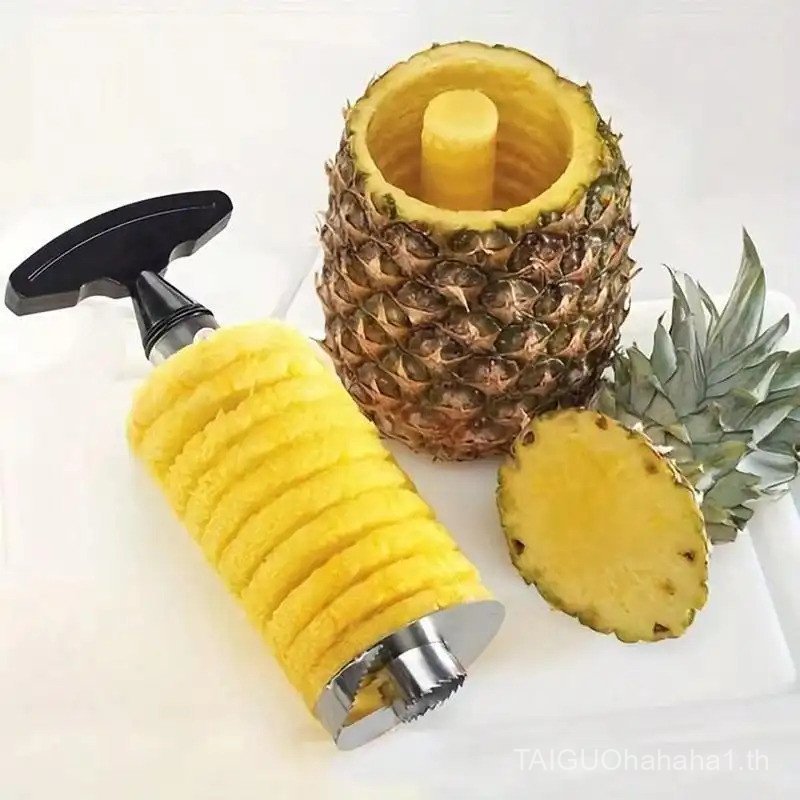 Stainless Steel Pineapple Corer, Portable Efficient Pineapple Peeler, Durable Vegetable Slicer, Pine