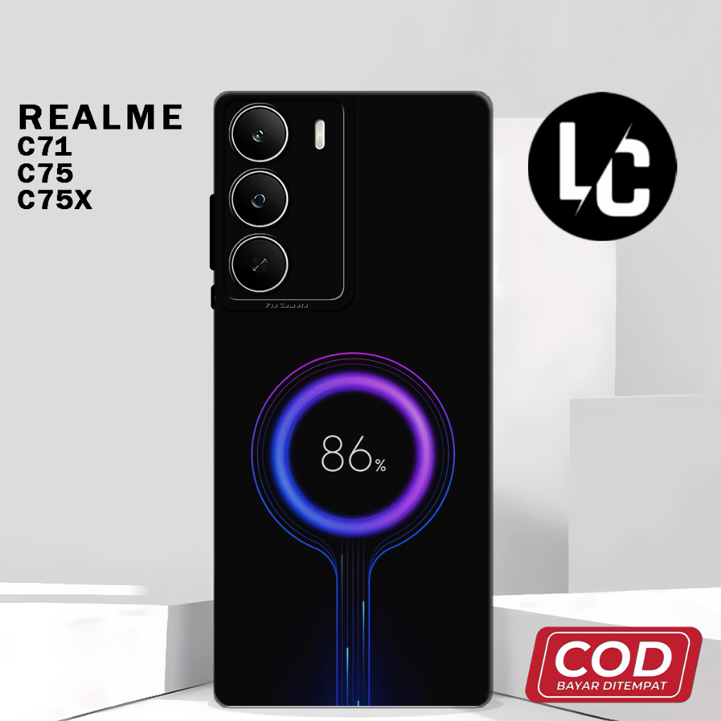 ( AF 8 ) ยืดหยุ่นยาง softcase สําหรับ REALME C71 C75X C75 ล่าสุดอะนิเมะ motif ปลอก l บทคัดย่อ l น่าร