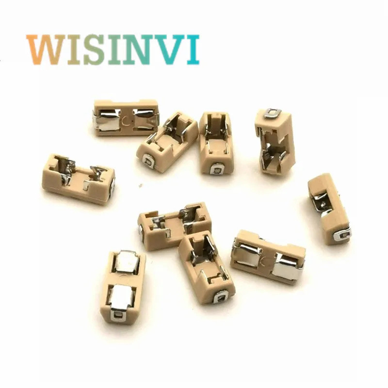 20-100PCS 2410 SMD ฟิวส์ผู้ถือ 1808 SMD ฟิวส์ผู้ถือกล่องฟิวส์ขนาดเล็กฐาน transposon 6.1x2.9 มม.ทนอุณ