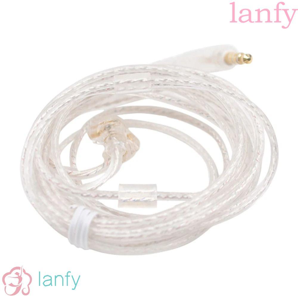 LANFY KZ สายหูฟัง,เงินอัพเกรดสาย KZ หูฟังเสียงแบบพกพาพร้อมไมโครโฟนในหู 3.5 มม.2PIN หูฟังแบบมีสาย KZ 