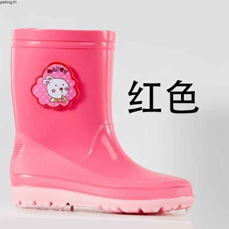 (ยกโหล/ 12 คู่) รองเท้าบูทเด็ก Prado Gang สีสันสดใส รองเท้าบูท น่ารัก