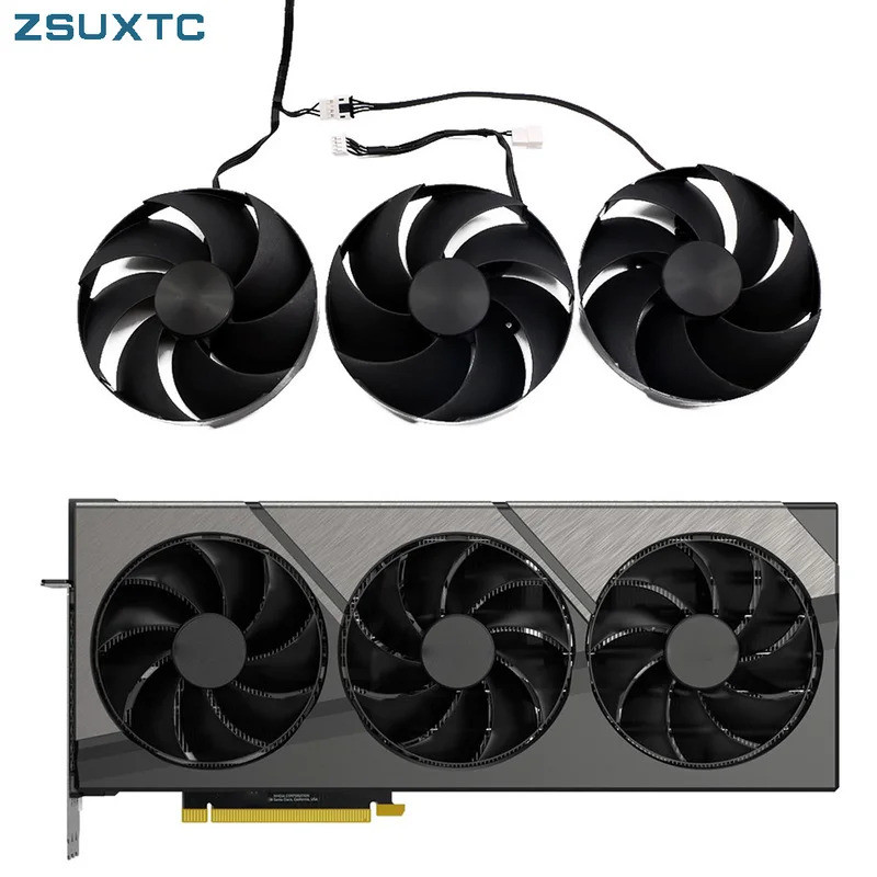 HL 98MMFD10020M12DRTX4090 พัดลมการ์ดกราฟิก เหมาะสําหรับอุปกรณ์เสริม INNO3D GEFORCE RTX4090X3OC