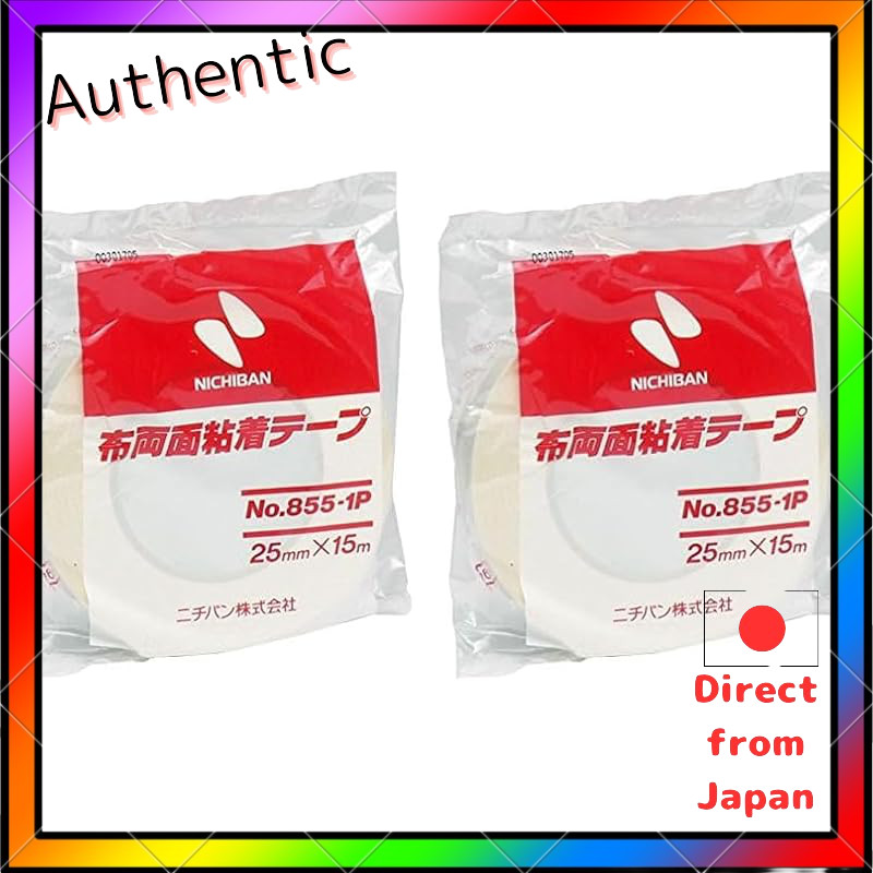 Nichiban Double-Sided Fabric Tape Strong Adhesive 855P Series