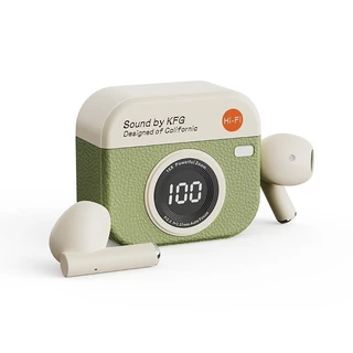 ลำโพงบลูทูธทรงกล้อง ลำโพงวินเทจพกพา เสียง HiFi ชาร์จได้ มีไฟ 3 สี S00263