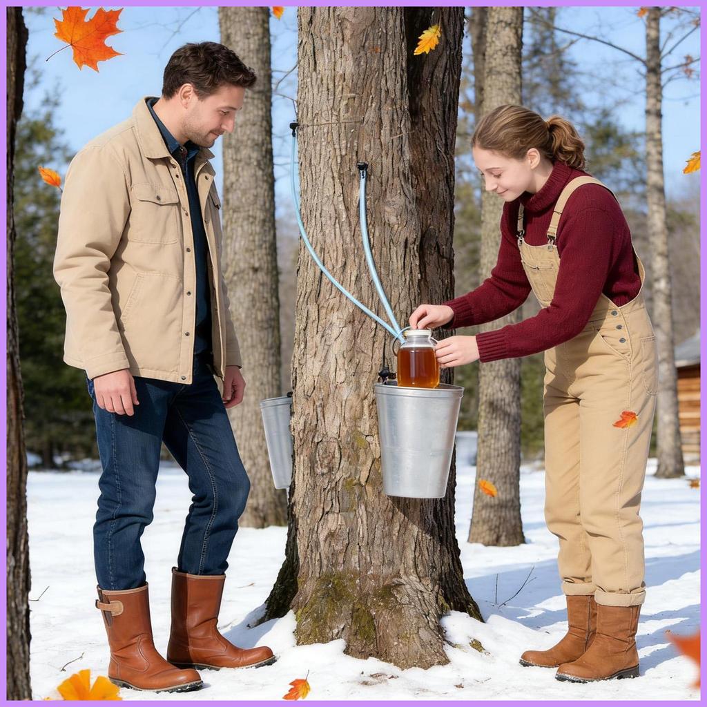 Maple Syrup Taps เกรดอาหารนํากลับมาใช้ใหม่ระเหย 12 ชิ้น Maple Syrup Sugaring Start Taps สําหรับ Back