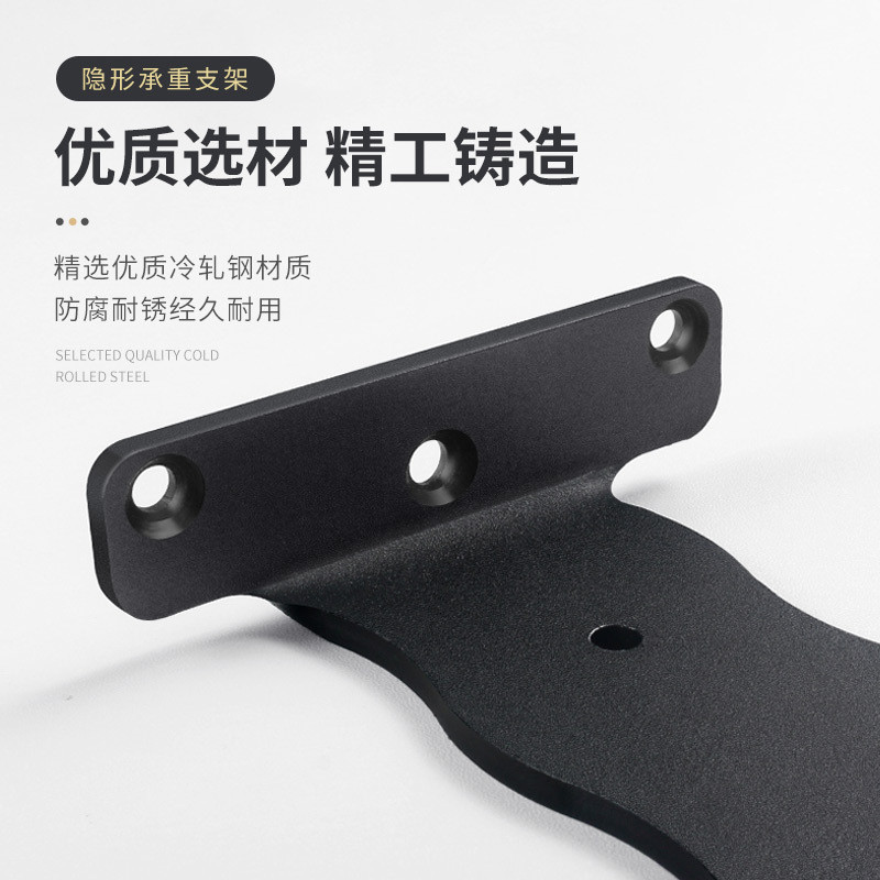 Wall-Bearing สามเหลี่ยมวงเล็บ Partition ชั้นวางตู้แขวนสามเหลี่ยมวงเล็บสนับสนุน Wall-Mounted ชั้นวางห