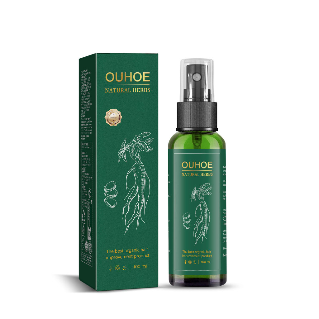 OUHOE Ginseng Hair Care Lotion Ginseng Essence Moisturizing Soft Hair Care Hair Care Spray [llb]