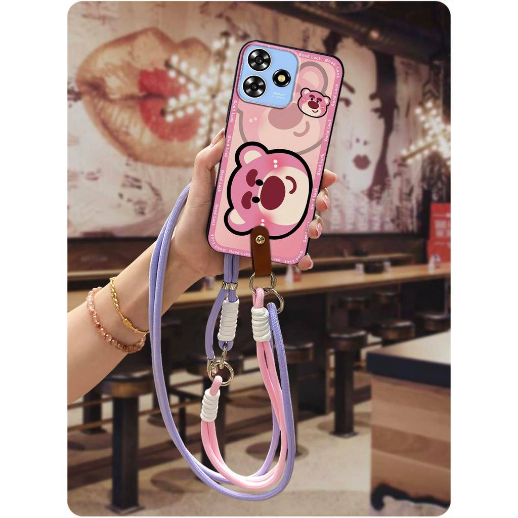 TPU ทนทานเคสโทรศัพท์สําหรับ ZTE Blade A73 4G/V50 สมาร์ท/V50 ออกแบบ 4G/Axon50Lite สร้อยคอป้องกันฝุ่นส