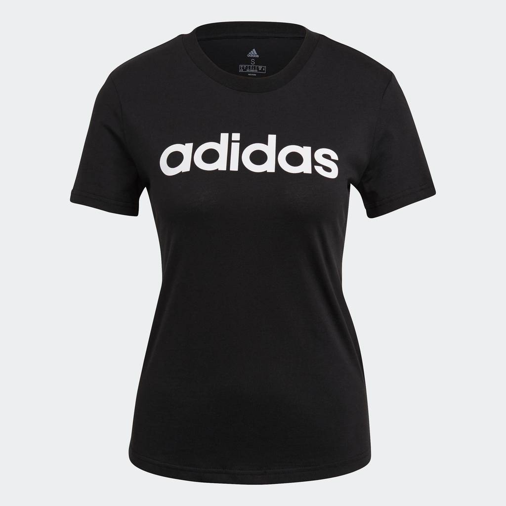 adidas Lifestyle Essentials Slim Logo Tee Women Black GL0769