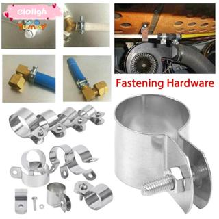 ELOGH 1 ชิ้น Grounding คลิป, 304 สแตนเลสพร้อมสกรูถั่วท่อ Cla…