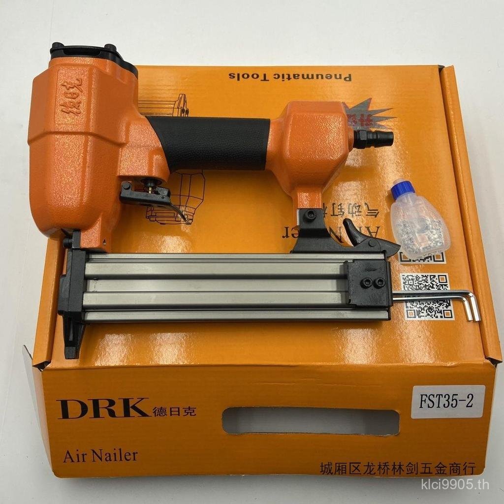 เหล็กเล็บ Derik FST35-2 เล็บเหล็ก Headless เล็บสีดํา Baseboard 0DQL