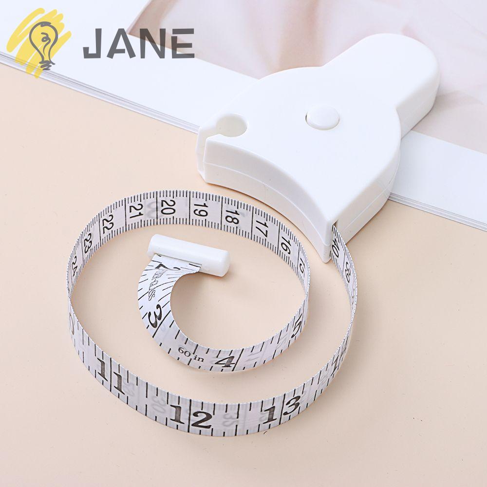 JANE เทปวัดร่างกายในครัวเรือน Mini Fitness Dressmaking อัตโนมัติ Telescopic