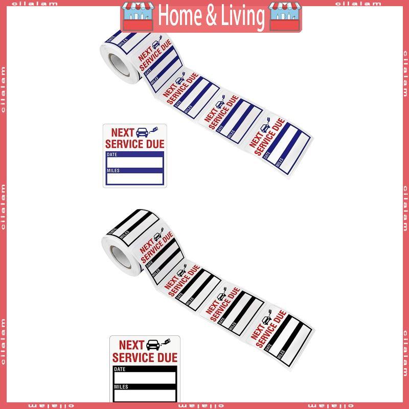 CI 150 ชิ้นเปลี่ยนน้ํามันเตือนสติกเกอร์ Next Service Due ป้าย Low-Tack สําหรับกระจกรถยนต์หน้าต่าง 2 