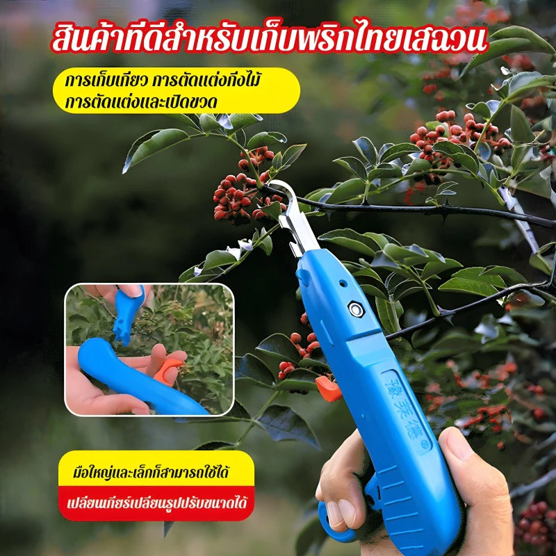 กรรไกรตัดแต่งกิ่งไม้ อุปกรณ์ทำสวน พกพา