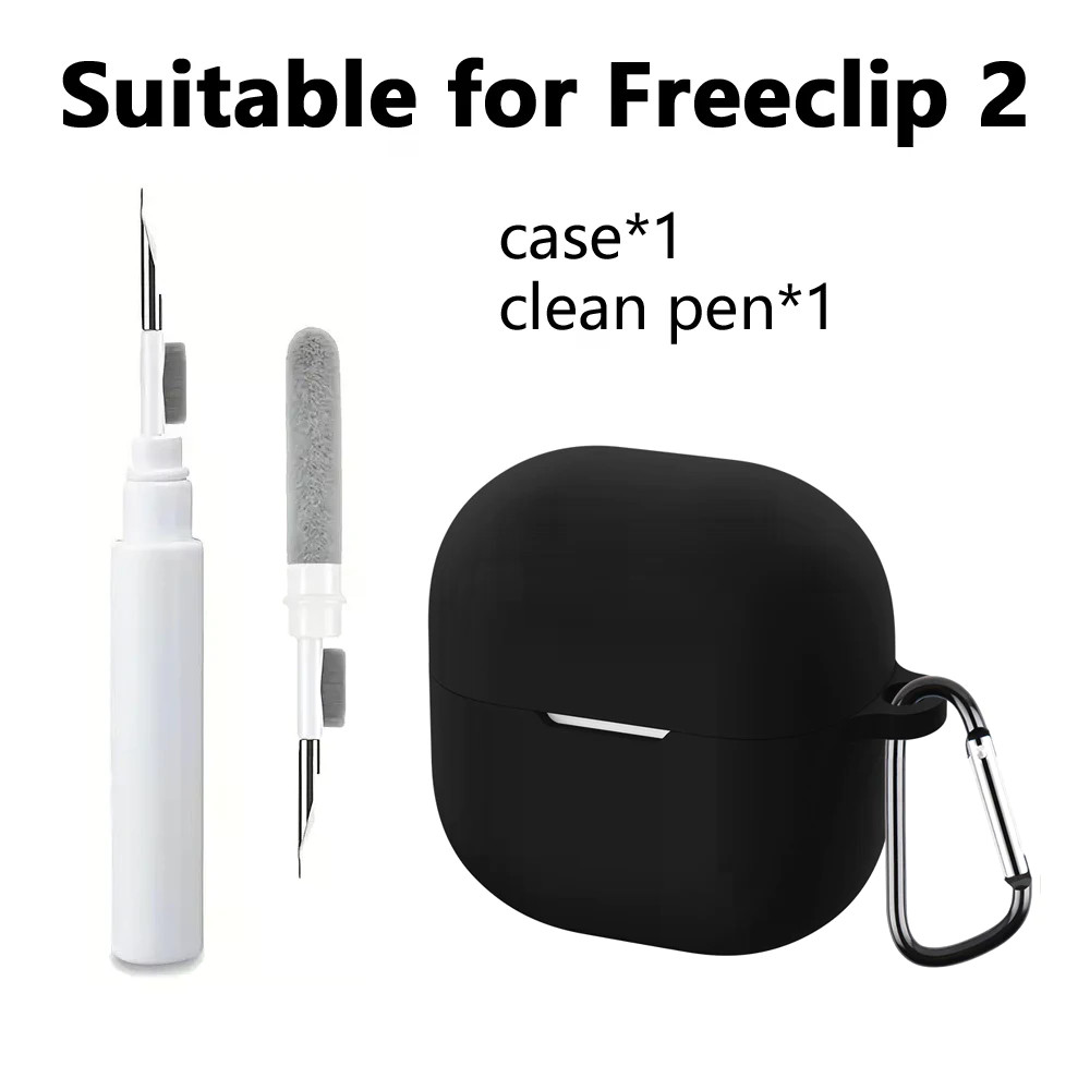 นุ่มสําหรับ Huawei FreeClip2 กรณีซิลิโคนอ่อนนุ่มกรณี Funda สําหรับ Huawei FreeClip2 ฟรี Clip2 หูฟังก