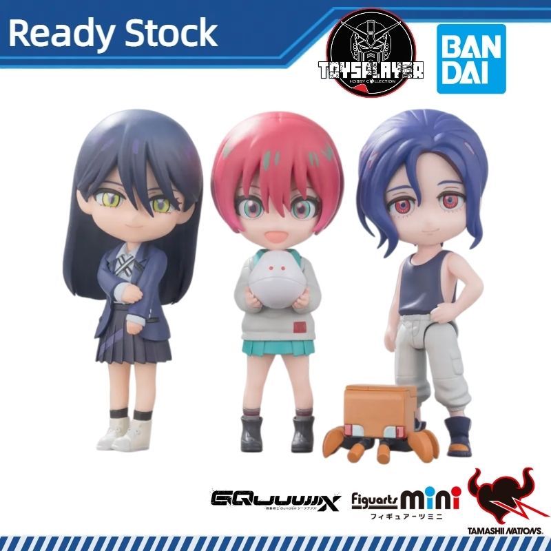 Bandai Tamashii GQuuuuX Gundam Figuarts mini Amate Yuzhriha,Nyaan,Shuji Ito Figure