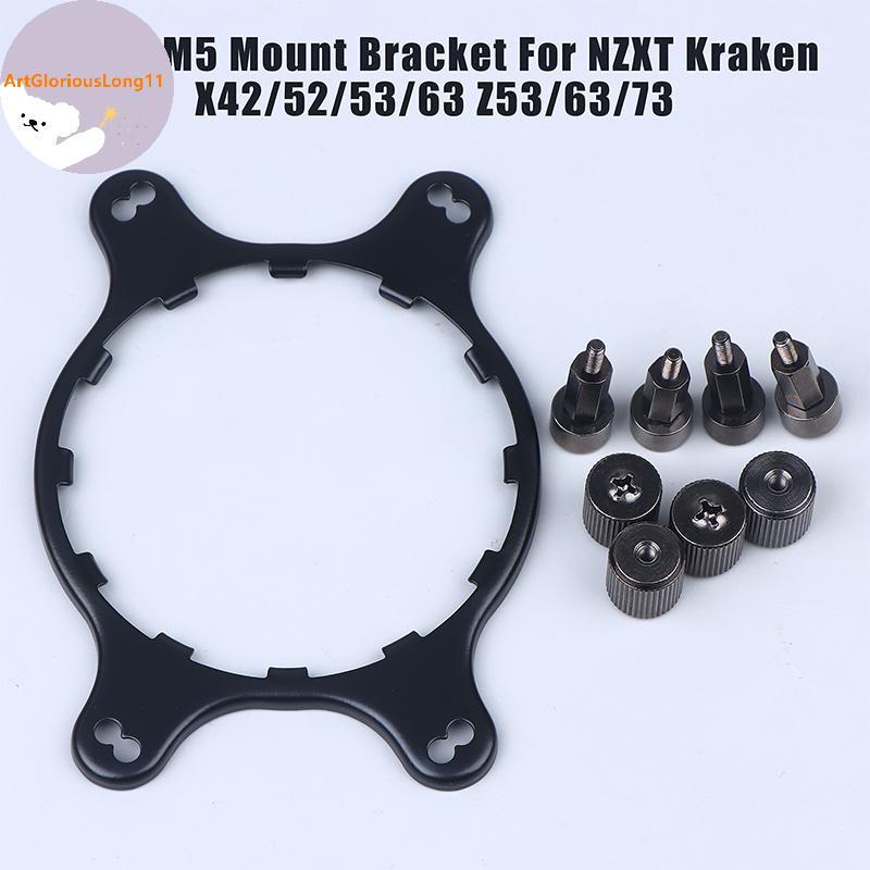 ArtGloriousLong AM4 AM5 Mount Bracket Stud Nut Kit สําหรับ NZXT Kraken X41 X42 X51 X52 X61 X62 X63 X