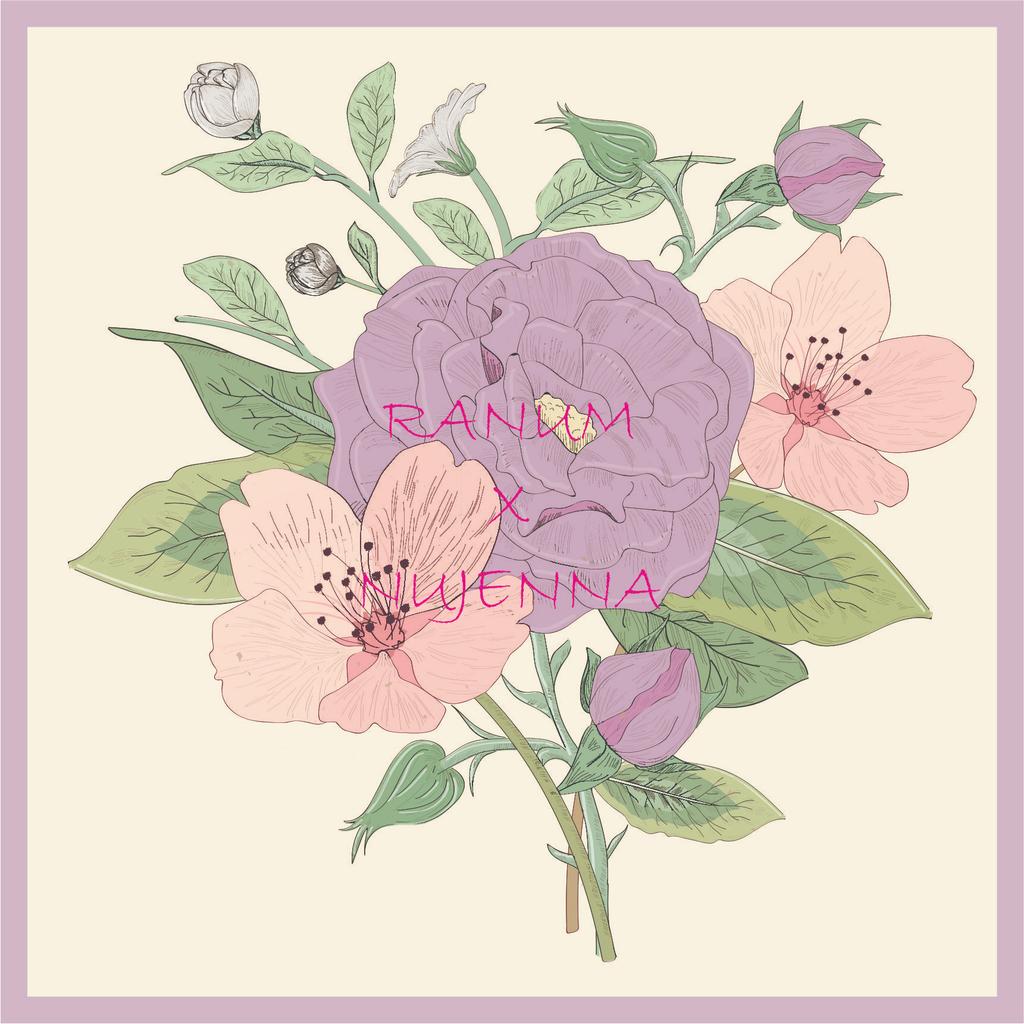 KEMEJA Ranum Mixed Print Top สําหรับผู้หญิงมุสลิม, Premium Silk & Toyobo, ทุกขนาด Fit to XL สําหรับเ