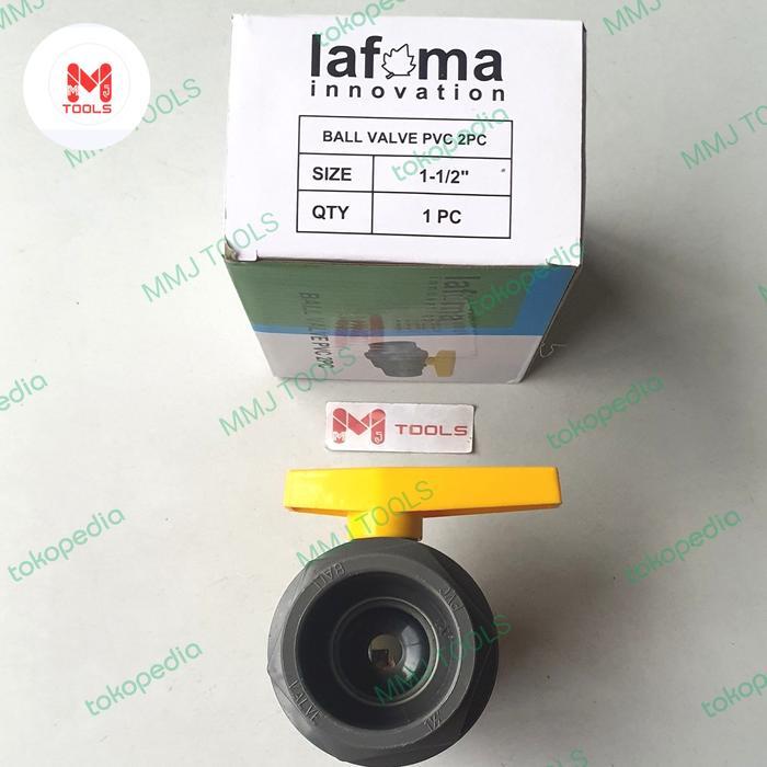 LAFUMA 1.5" บอลวาล์ว PVC รุ่นไต้หวัน - LAFUMA วาล์วหยุด PVC ธรรมดา